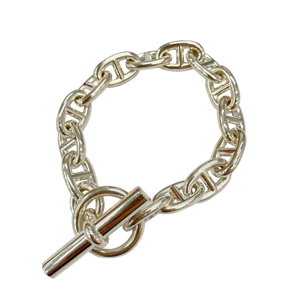 HERMES Silver Charm Bracelet